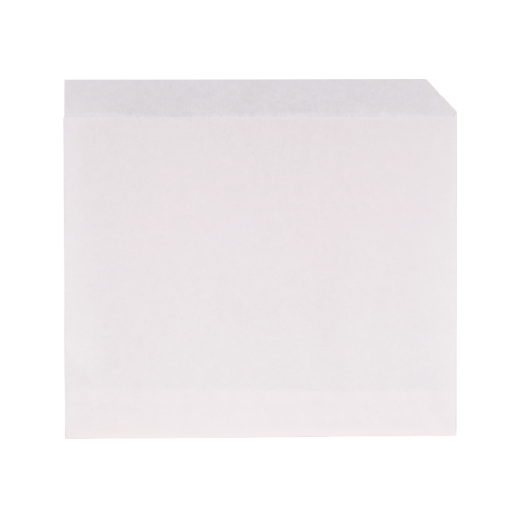 L Metzgerfaltenbeutel 20 x 18 cm weiß Papiertüten - 3000 Stück