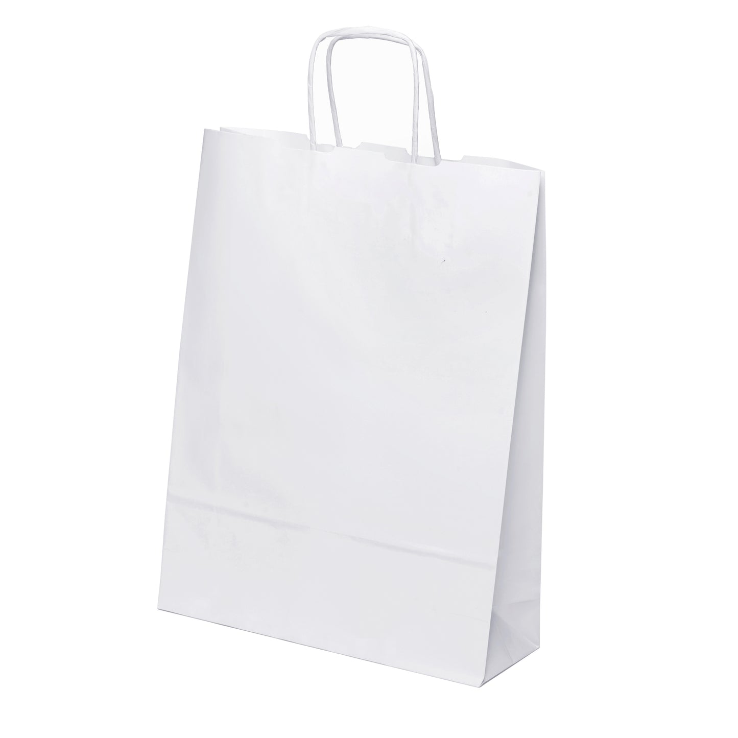 Papiertragetaschen 20 x 24 x 8 cm Papiertaschen mit Papierkordel - 500 Stück