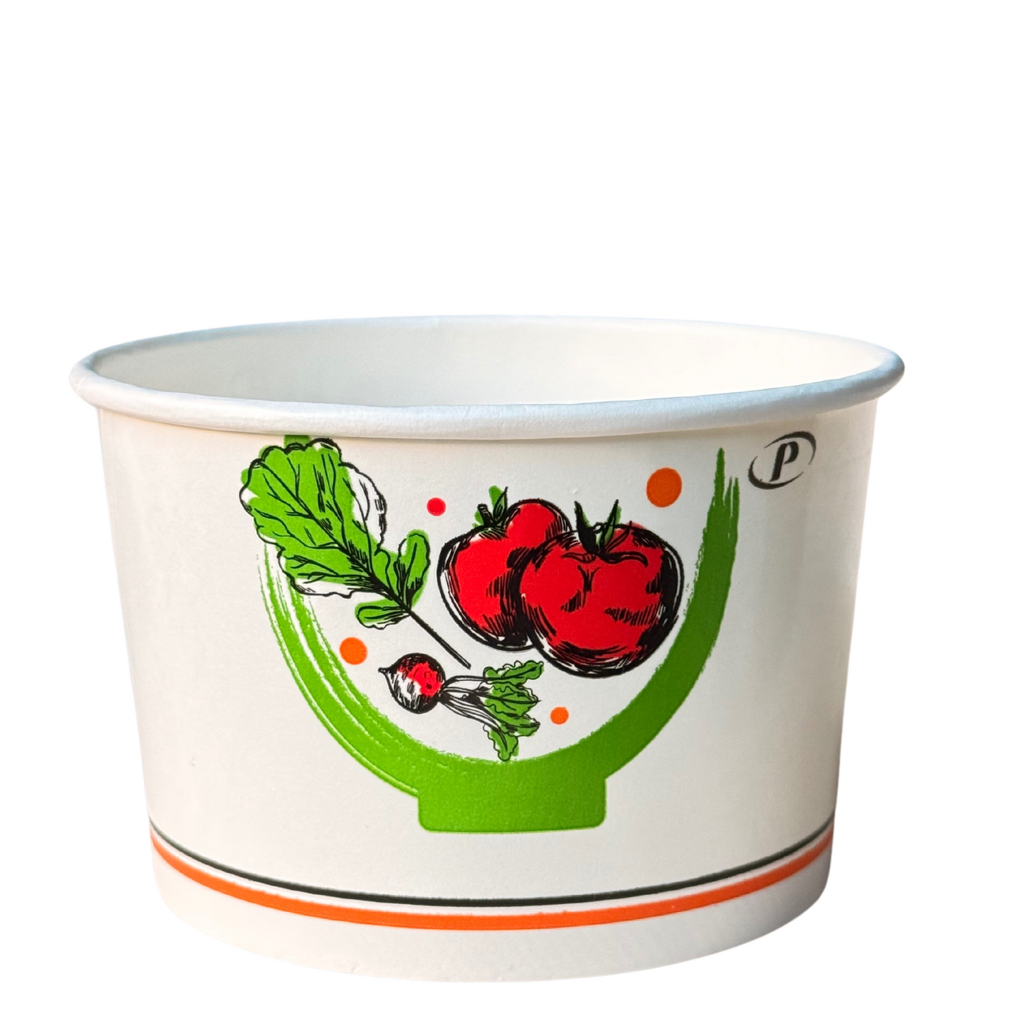 Kompostierbarer Soup To Go-Container, Ø110  mm - 16oz/450ml - 900 Stück