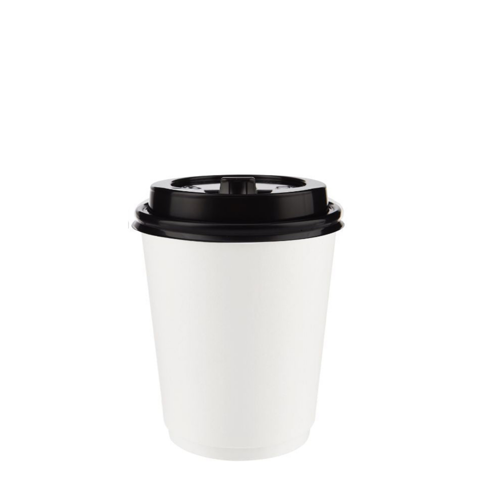 Coffee To Go Becher Kaffeebecher weiß - 8oz 200ml mit Deckel - 1000 Stück