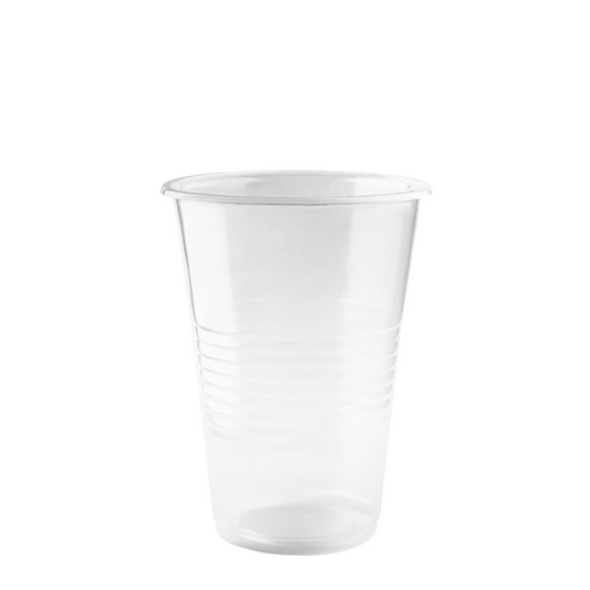 Plastikbecher 0,2 l transparent klar PP Kunststoff-Trinkbecher - 3000 Stück